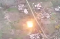 Боевая работа артиллерии по правому берегу Днепра.