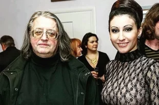 Певица Алла Рид и Александр Градский. 