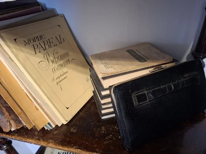 Книги Софии Асгатовны и ее сумочка-клатч. 