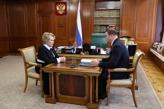 Валентина Матвиенко и Виталий Хоценко обсудили итоги программы модернизации детских лагерей