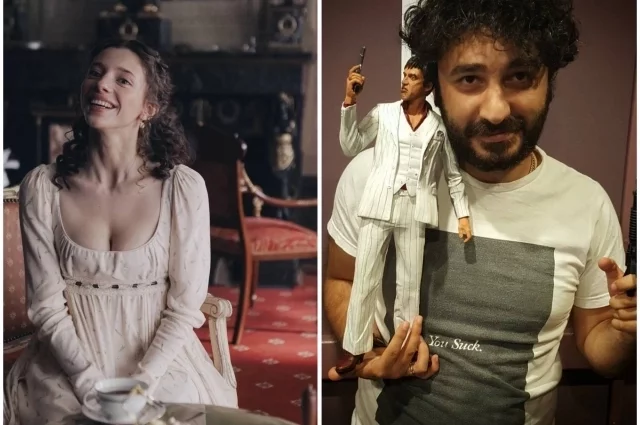 Полина Гухман в образе Ростовой и Сарик Андреасян