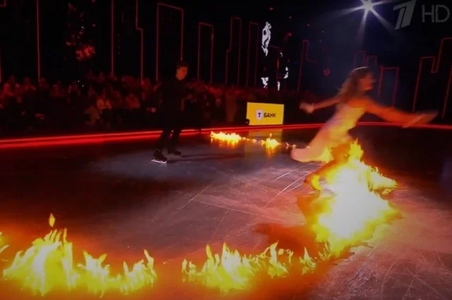 Номер-огонь Татьяны Волосожар и Семёна Елистратова.