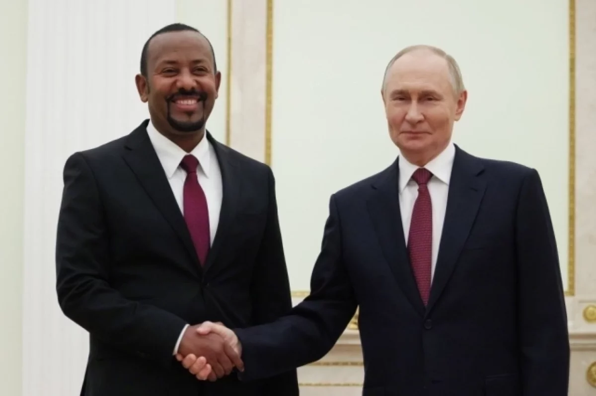 Путин провел телефонный разговор с премьер-министром Эфиопии Ахмедом