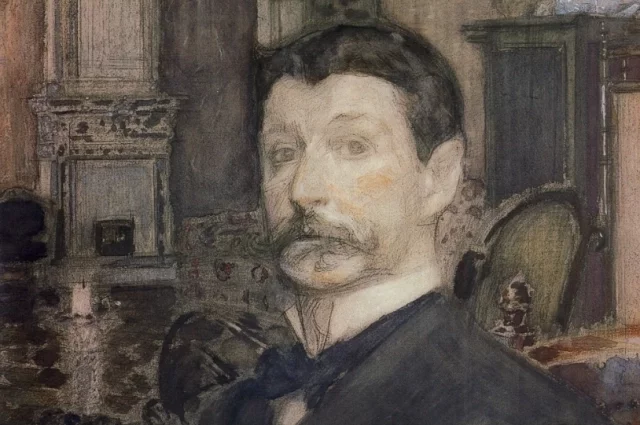 Автопортрет Михаила Врубеля, 1905 год. 
