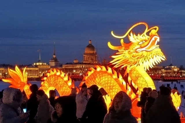 Празднование китайского Нового года стало хорошей традицией в Северной столице.