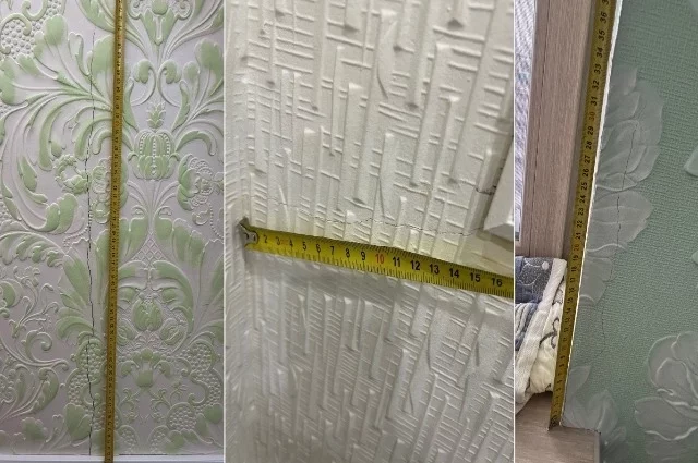 Трещины у прокопчанки ползут по всей квартире, а за стеной — постоянный шум от ремонта. 