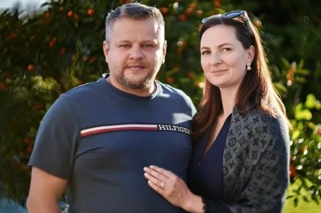 Игорь Востриков со второй супругой