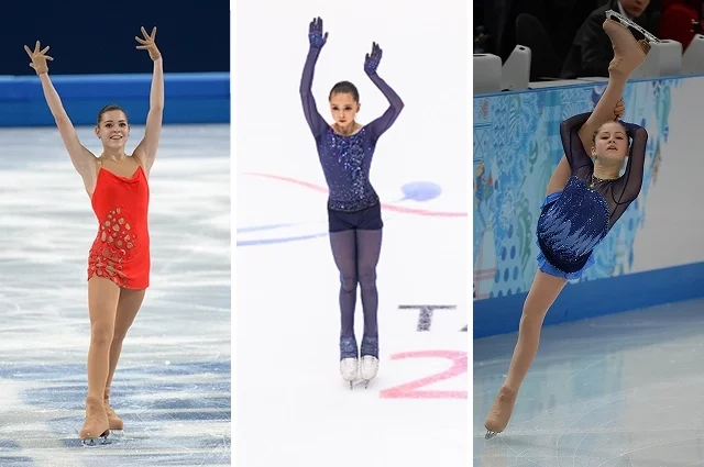 Аделина Сотникова, Камила Валиева, Юлия Липницкая