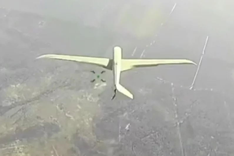 Уничтожение БПЛА «Шарк».