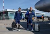 Сборную страны встретили в международном аэропорту Краснодара имени Екатерины II.