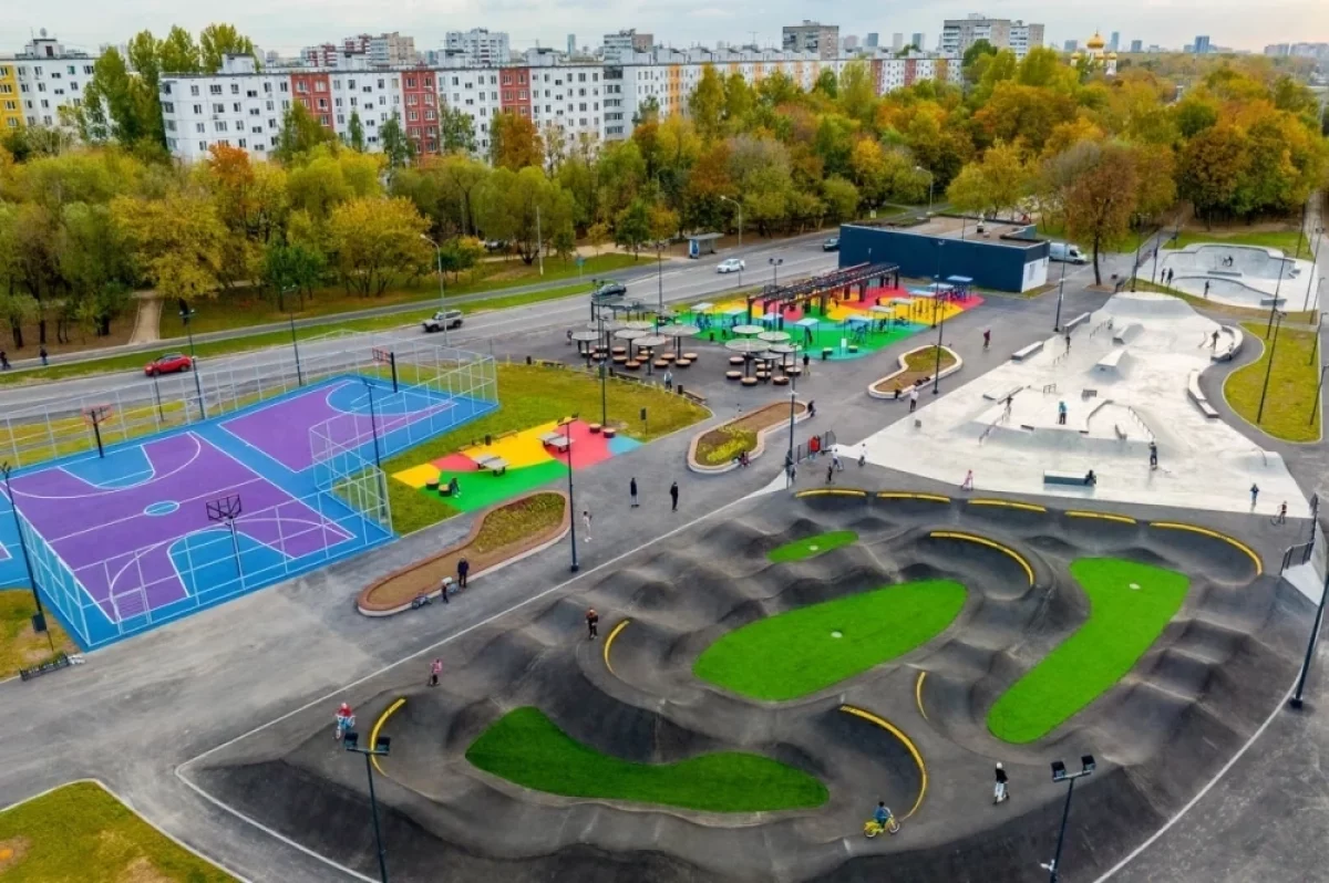 Собянин: на пустыре в Бутовском лесопарке создали современный спорткластер