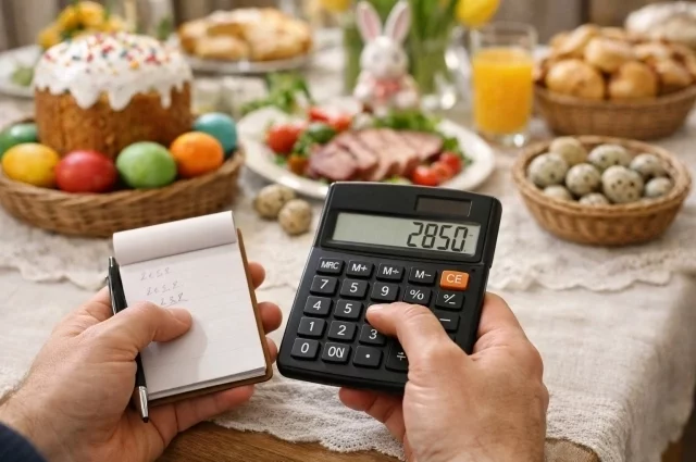 Средняя стоимость пасхального набора в стране составила около 860 рублей.