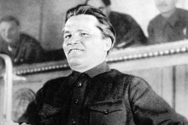 С.М. Киров выступает на XVII съезде ВКП(б). Москва, 1934 год.