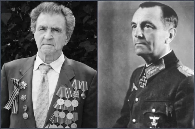 Василий Зинченко (слева) и Фридрих Паулюс.