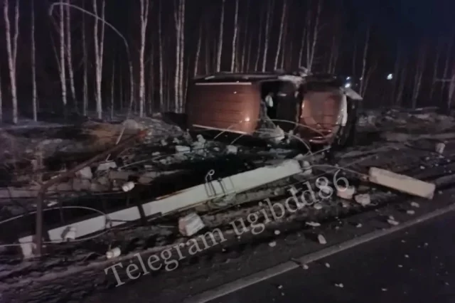 Фото с места ДТП.