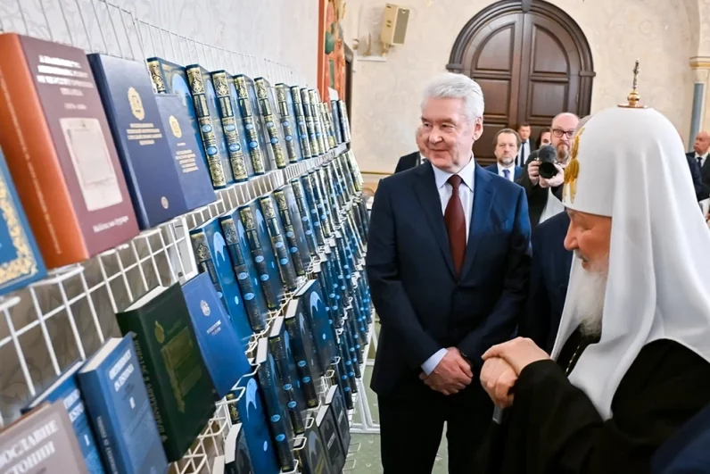 Во вторник, 31 марта, мэр Москвы Сергей Собянин вместе с патриархом Московским и всея Руси Кириллом.