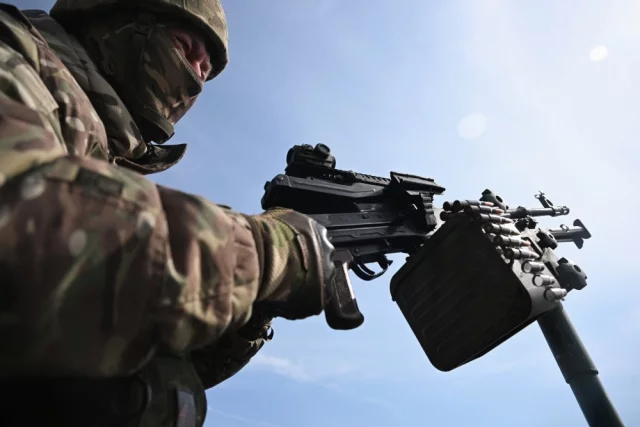 Военнослужащий 299-го парашютно-десантного полка ВС РФ.