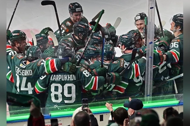 Серия первого раунда между «Ак Барсом» и «Трактором» завершилась в пятом матче.