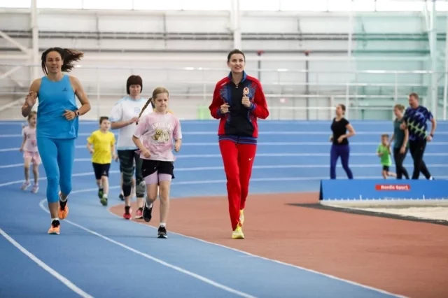 Мастер-класс по легкой атлетике с олимпийскими чемпионками в спортивном комплексе «На Инженерной».