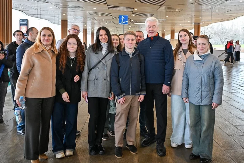 На западе Москвы завершено создание московского городского вокзала «Славянский Бульвар», итоги работы 2 апреля 2026 осмотрел Сергей Собянин.