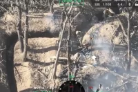 Опорный пункт в запорожской степи взяли быстро.