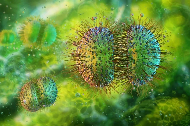 Причина развития менингита — вирусные или бактериальные агенты.