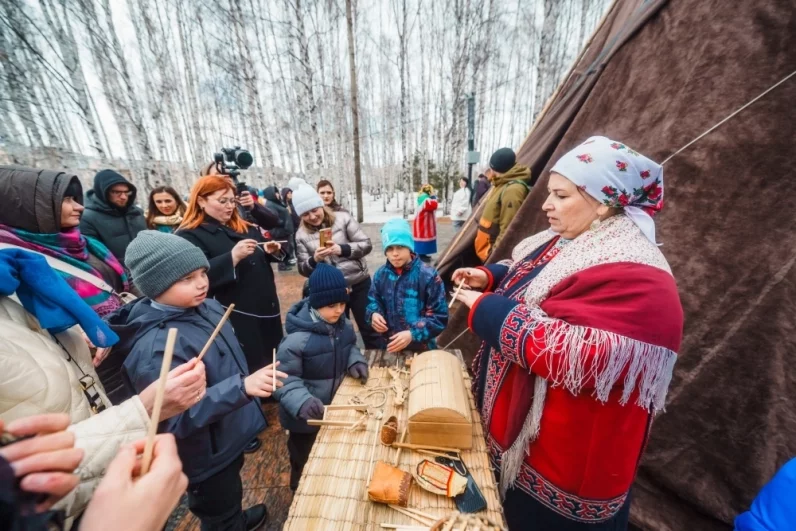 Для гостей проводили мастер-классы. 