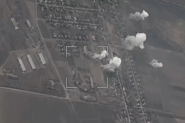 Работа РСЗО «Торнадо-С» в зоне СВО.