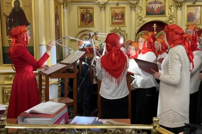 В Чите раздалось радостное Пасхальное песнопение.