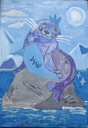 11. «Нерпочка греется на камнях». Номинация: «Море синее – Байкал»