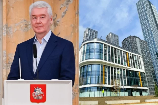 Главная идея проекта — создать эффект «парящего» здания вдоль набережной Москвы-реки. 