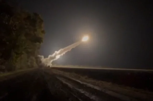 Пуск ракет «Орешник». 