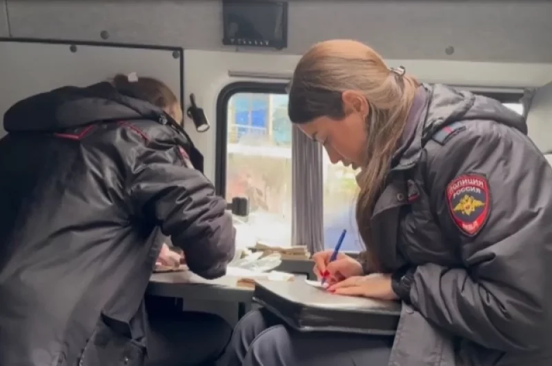 Полиция на месте преступления