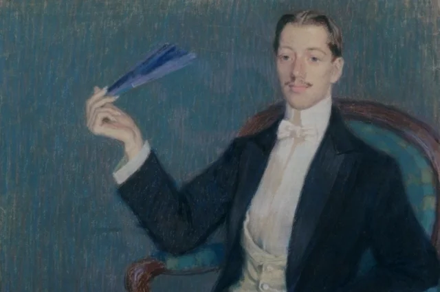 Мстислав Фармаковский. Портрет Николая Гумилёва. Париж. 1908.