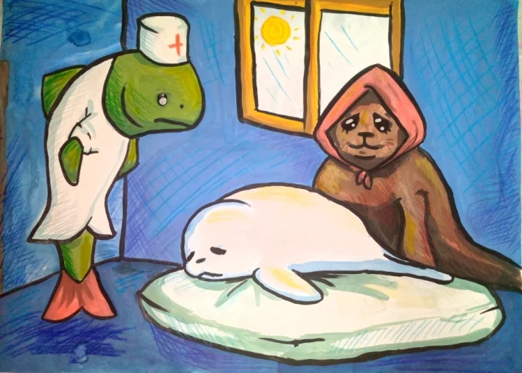 66. «Болен нерпенок пятнадцатый день». Номинация: «Море синее – Байкал»