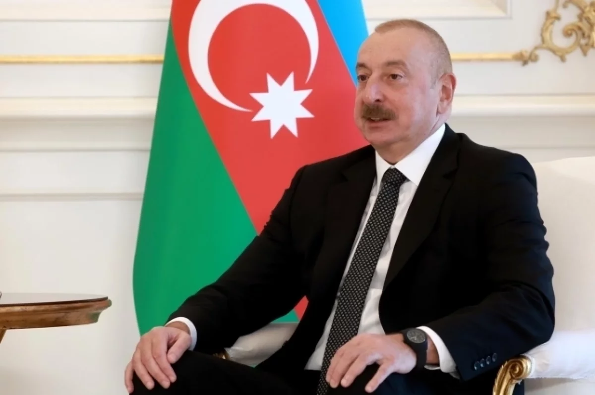 Лидер Азербайджана Алиев передал привет главе Совфеда Матвиенко