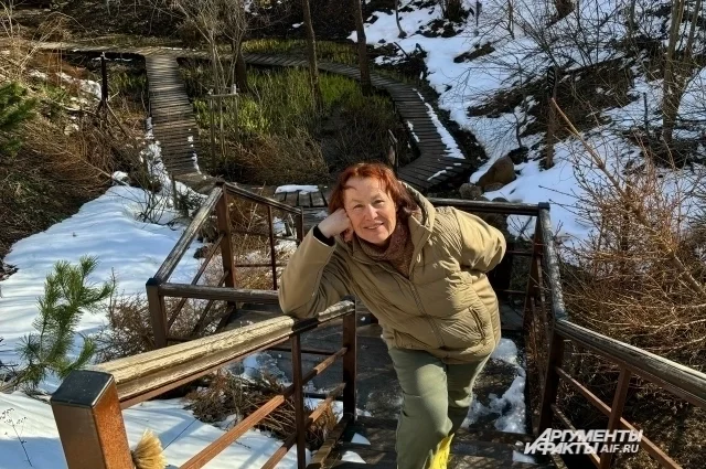 Надежда Баглей много лет ухаживает за Садом соловьёв. 