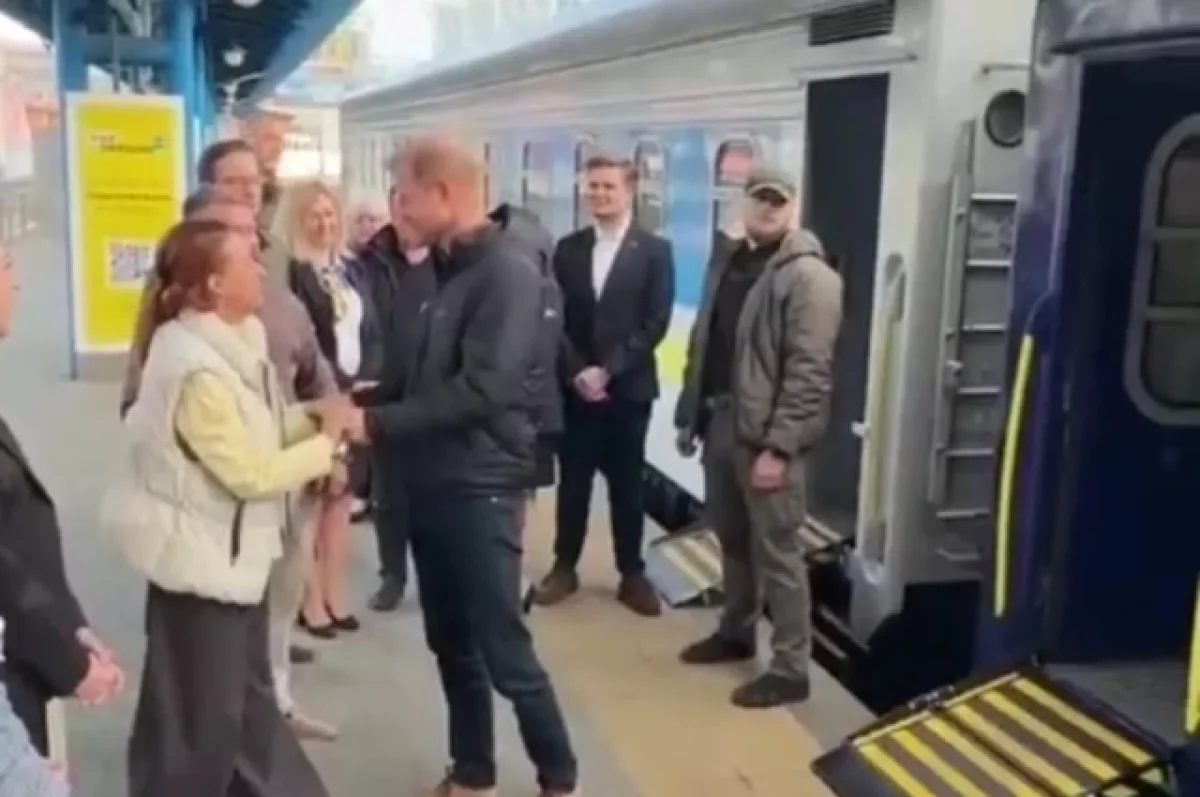 Принц Гарри приехал с визитом на Украину