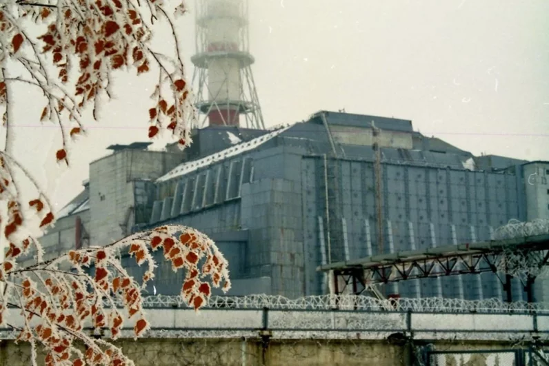 Четвертый энергоблок Чернобыльской АЭС, 14 апреля 2016 года.