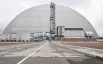 Изоляционное арочное сооружение (Новый безопасный конфайнмент) над разрушенным в результате аварии 4-м энергоблоком Чернобыльской АЭС, 15 апреля 2021 года.