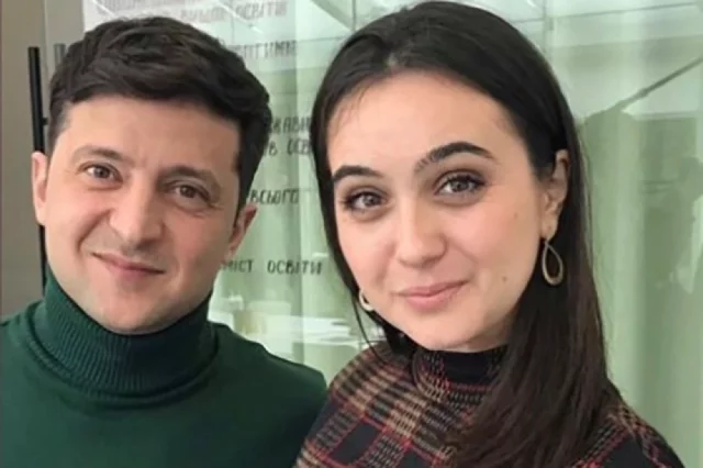 Владимир Зеленский и Юлия Мендель. 