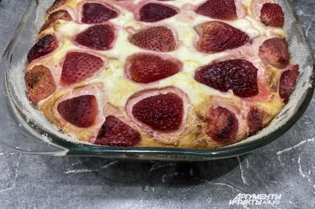 Запеканка получается не только вкусной, но и очень красивой