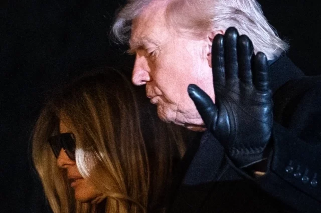 Дональд Трамп и Мелания Трамп.