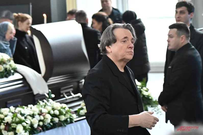 Гендиректор Первого канала Константин Эрнст на церемонии прощания.