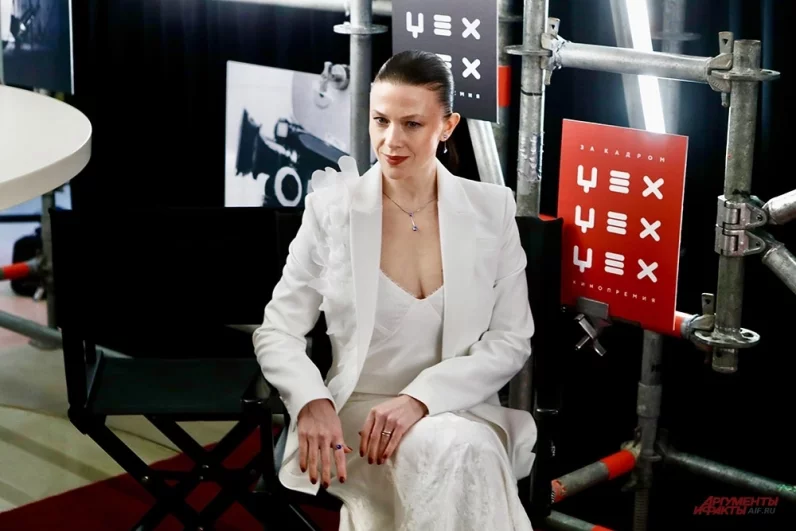 Актриса Ольга Смирнова на церемонии вручения.