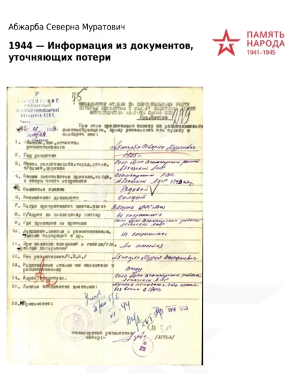 Фото и наградные листы предоставлены Анна Гуния, Абхазия