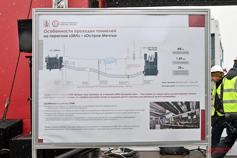 Новый тоннель пройдет прямо под участком другого – тупика за станцией «ЗИЛ» Троицкой линии метро, что потребует от строителей особой точности.