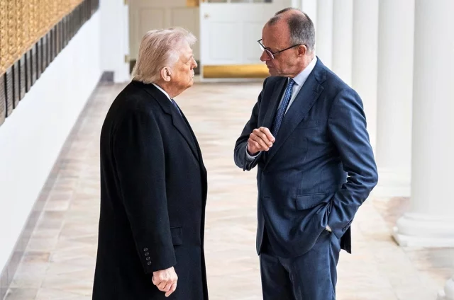 Дональд Трамп и Фридрих Мерц.