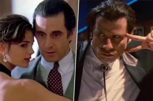 Аль Пачино и Габриэла Анвар и Джон Траволта. 