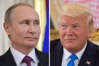 Владимир Путин и Дональд Трамп. 